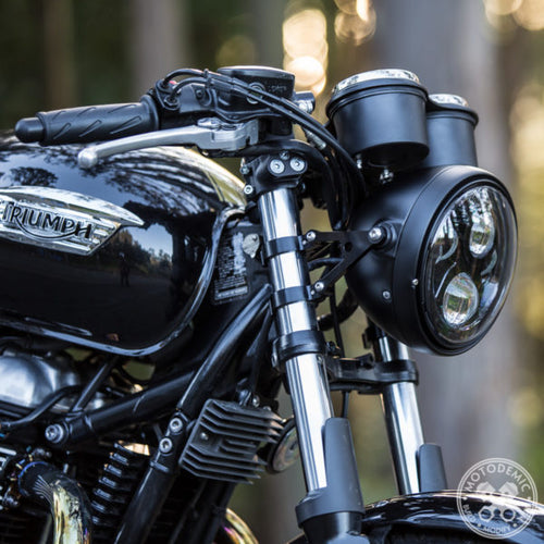 MOTODEMIC 7 INCH CLASSIC HEADLIGHT